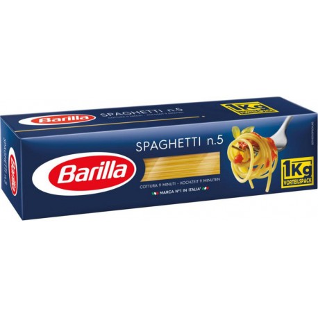 Barilla Spaghetti n.5 1Kg (lot de 5)