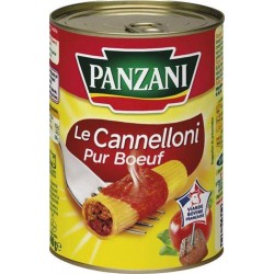 Panzani Le Cannelloni Pur Boeuf 400g (lot de 8)