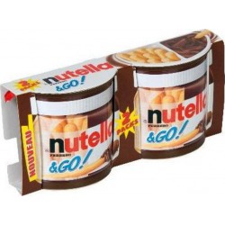 Nutella&GO! par 2 Packs 104g (lot de 4 soit 8 packs)