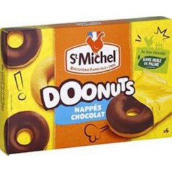 ST MICHEL Doonuts Nappés Chocolat 180g (lot de 3)