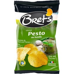 Bret's Chips Saveur Pesto au Basilic Pommes de Terre de France 125g