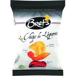 Bret's Chips Saveur Pesto au Basilic Pommes de Terre de France 125g (lot de  6) 