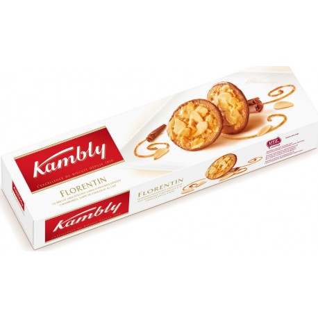 Kambly Biscuits chocolat lait & amandes Florentin 100g (lot de 3)