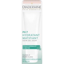 DIADERMINE PH7 Hydratant Matifiant Soin de Jour Peaux Normales à Mixtes 50ml (lot de 4)