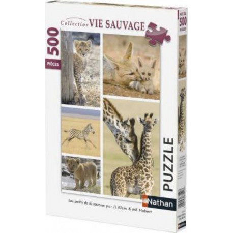 Puzzle Les petits de la savane