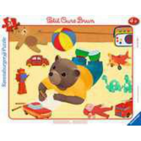 Ravensburger Puzzle cadre 30-48 pièces - Petit Ours Brun joue dans sa chambre