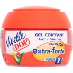 Vivelle DOP Gel Coiffant aux Vitamines Fixation 24h Force 7 Extra-Forte 150ml (lot de 3)