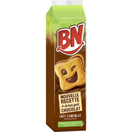 BN Biscuits Chocolat nouvelle recette 285g (lot de 9)