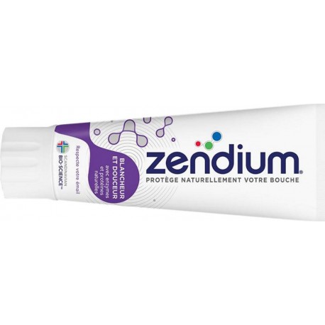 Zendium Dentifrice Blancheur Et Douceur 75ml (lot de 4)