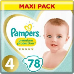 PAMPERS X78 MEGA PREM PROT T4 PAM boîte 78 couches