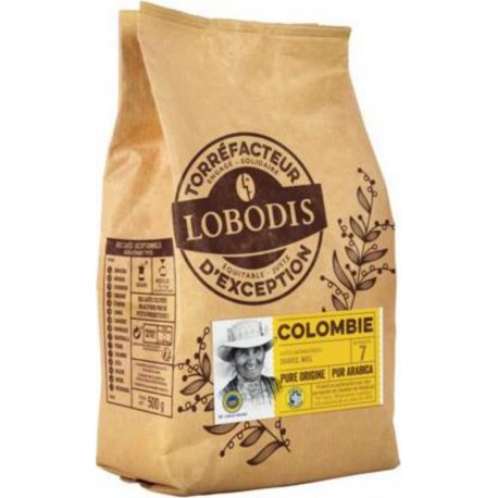 LOBODIS Café en Grain Colombie 500g