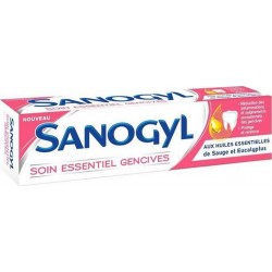 Sanogyl Dentifrice Soin Essentiel Gencives Aux Huiles Essentielles De Sauge Et Eucalyptus 75ml (lot de 4)