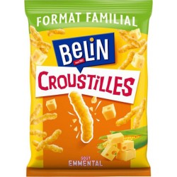 Belin Croustilles Goût Emmental Format Familial 138g (lot de 10)