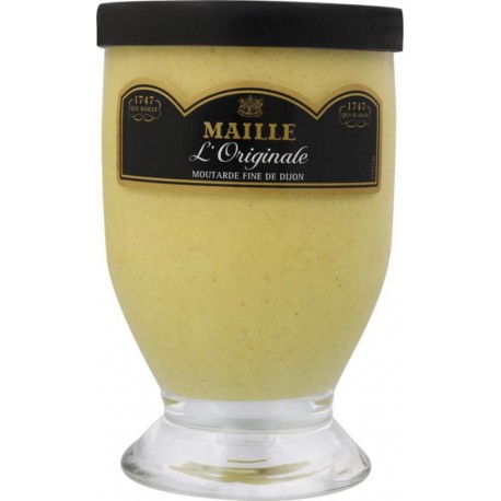 Maille Moutarde l’Originale Fine de Dijon (en forme de verre à pied) 215g (lot de 6)