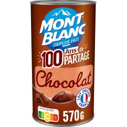 Mont Blanc Crème dessert au chocolat 570g (lot de 3)