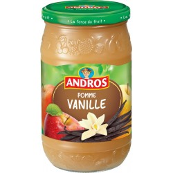 Andros Compote Pomme Vanille 750g (lot de 5)