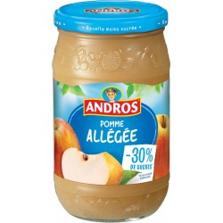 Andros Compote Pomme Allégée 730g (lot de 3)