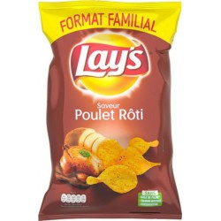 Lay’s Chips Saveur Poulet Rôti Format Familial 240g (lot de 6)