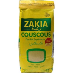 Zakia Semoule Fine de Couscous Qualité Supérieure 5Kg (lot de 2)