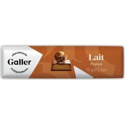 Galler Bâton Chocolat Lait Praliné 70g
