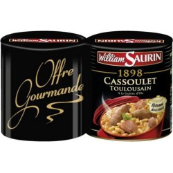 William Saurin Cassoulet Toulousain 2x840g