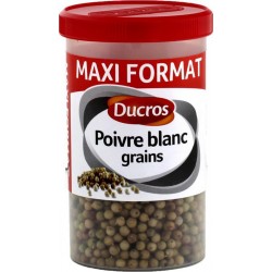 Ducros Poivre Blanc Grains Maxi Format 100g (lot de 3)