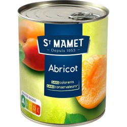 St Mamet Fruits au sirop Abricot 480g (lot de 3)