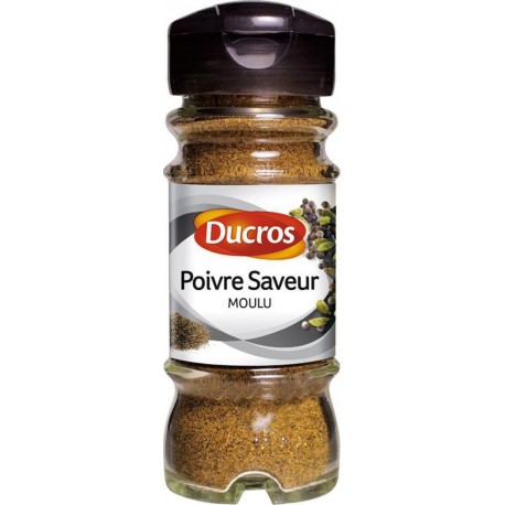 Ducros Poivre Saveur Moulu 40g (lot de 3)