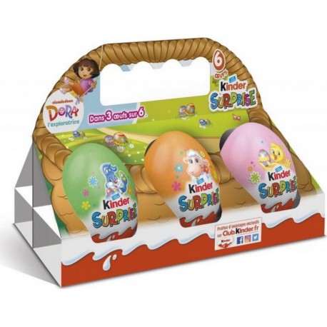 Kinder Surprise Fille 6 oeufs 120g