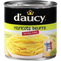D'aucy Haricots Beurre Extra Fins 400g (lot de 10)