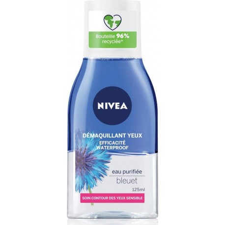 NIVEA Démaquillant yeux waterproof tous types de peaux 125ml