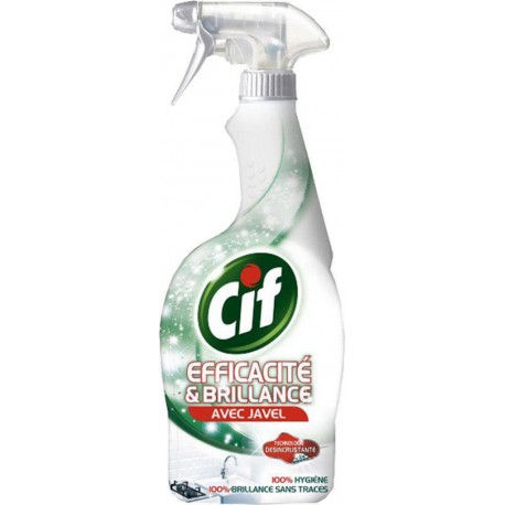 Cif Spray Efficacité et Brillance Avec Javel 750ml