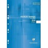 Clairefontaine 200 Feuilles Simples Blanches Perforées 90g A4 21x29,7 Grands Carreaux