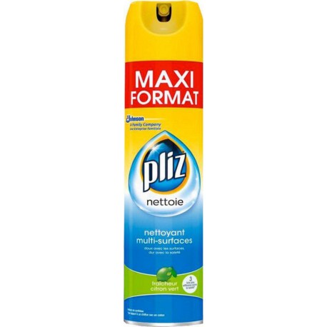 Pliz Nettoie Aérosol Multi-Surfaces Maxi Format 300ml