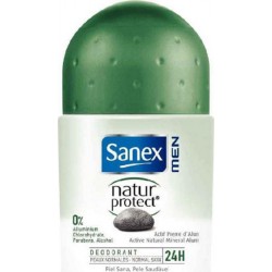Sanex Men Déodorant Natur Protect’ Peaux Normales Roll-On 50ml