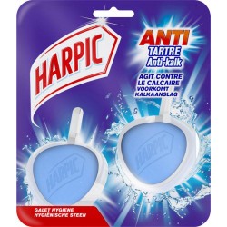 Harpic Bloc Cuvette Galet Hygiène Anti-Tartre