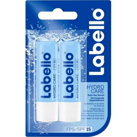 Labello Stick Lèvres Hydro Care Duo 4,8g