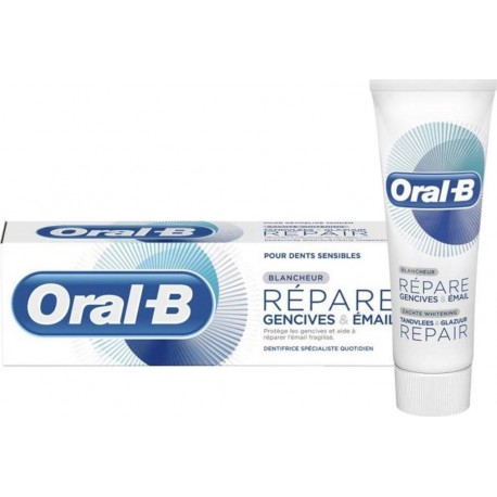 Oral-B Dentifrice Répare Gencives Et Email Blancheur 75ml