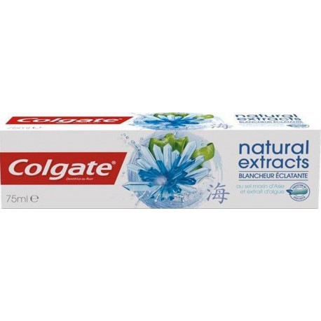 Colgate Dentifrice Natural Extracts Blancheur Eclatante 75ml