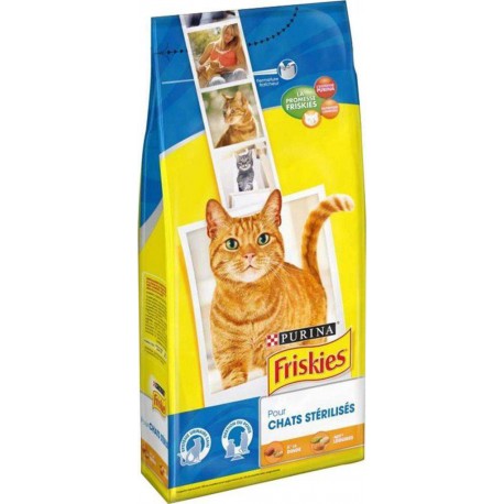 Friskies Croquettes Chats Stérilisés Dinde Légumes 2Kg