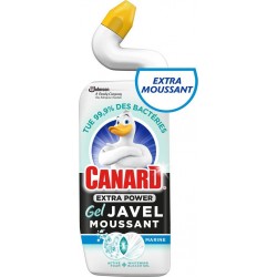 Canard Gel WC Extra Power Javel Moussant Marine 750ml