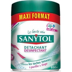 Sanytol Détachant Désinfectant Elimine Les Taches Tenaces Et Purifie Le Linge 850g