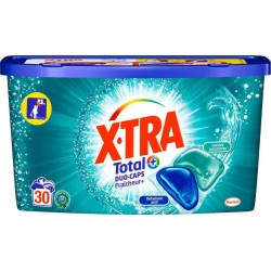 Xtra Total Lessive Duo Caps Fraîcheur+ 30 capsules