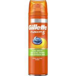 Gillette Fusion5 Peau Ultra Sensible Gel à Raser 200ml