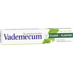 Vademecum Dentifrice Fluor Et Plantes Sauge Thym Mélisse 75ml