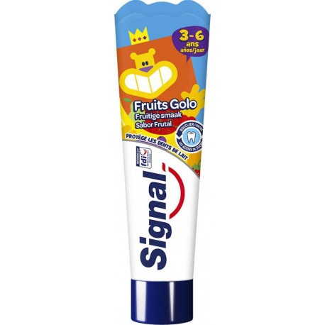 Signal Dentifrice Enfants 3-6 Ans Fruits Golo 50ml