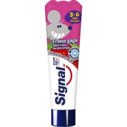 Signal Dentifrice Enfants 3-6 Ans Goût Fraise Gaga 50ml