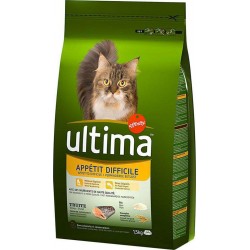 Ultima Croquettes Chat Appétit Difficile Truite 1,5Kg