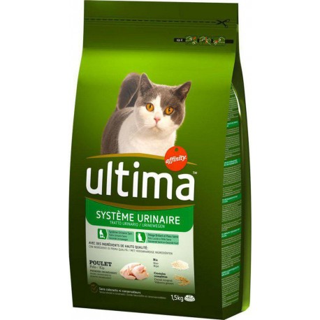 Ultima Croquettes Chat Système Urinaire Poulet 1,5Kg