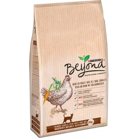 Purina Beyond Croquettes Chats au Poulet et Orge Complète 1,4Kg